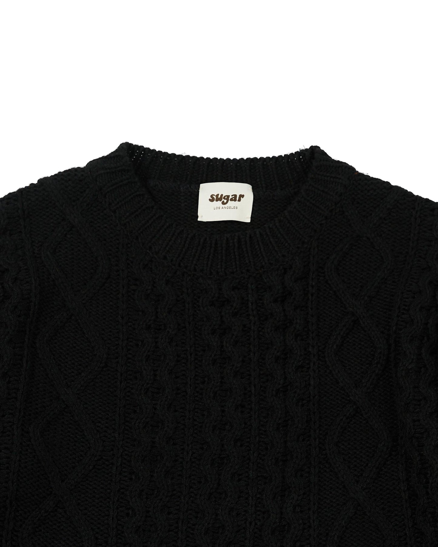 Load image into Gallery viewer, Destroyed Pullover Sweater - Black
