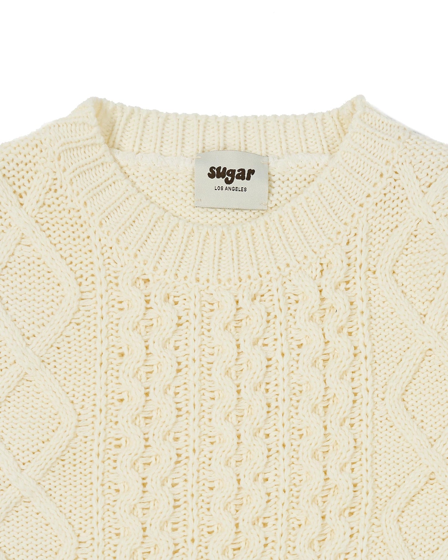 Load image into Gallery viewer, Destroyed Pullover Sweater - Cream
